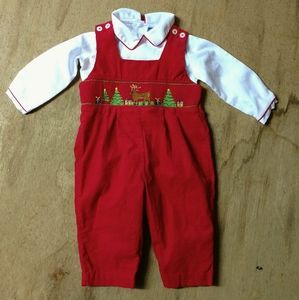 Smocked Christmas Outfit